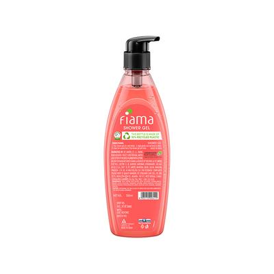 Fiama Happy Naturals Shower Gel, Plum Blossom and Ylang with 97 Percent Natural Origin Content with Skin Conditioners 500 ml - Shower Gels & Body Wash