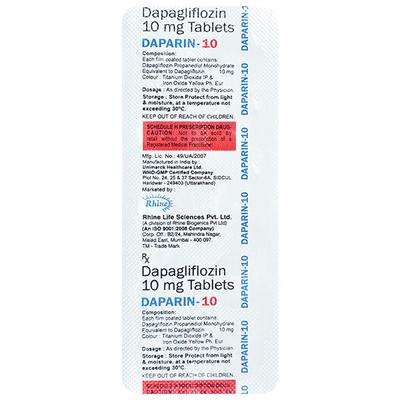 DAPARIN 10 Tablet 10's - Diabetes-Ant