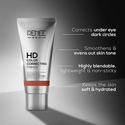 Renee Pro HD Color Correcting Primer- Orange 20 gm - Primer