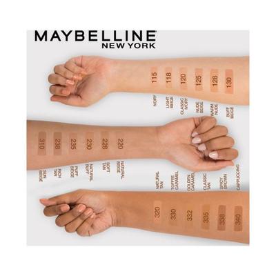 Maybelline New York Fit Me Matte+Poreless Liquid Foundation, 228 Soft Tan 30 ml - Foundation