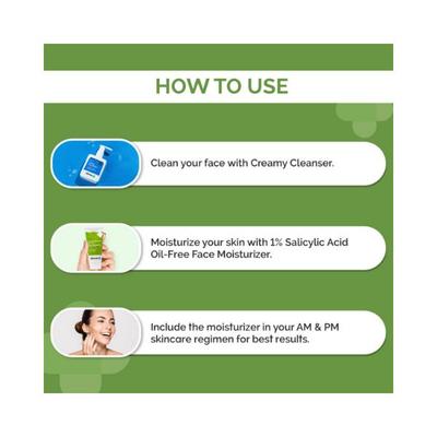 The Derma Co. 1 Percent Salicylic Acid OilFree Face Moisturizer 50 gm - Bb & Cc Creams