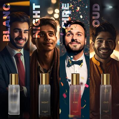 The Man Company A Gentleman's Moods Premium Fragrance Gift Set 20ml each 4's - Men Perfumes (Edt/Edp)