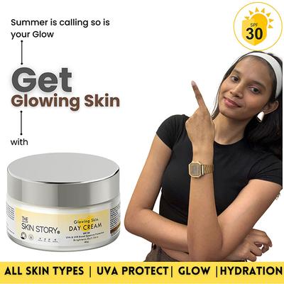 The Skin Story Glowing Skin Day Cream SPF 30 40 gm - Face Sunscreen