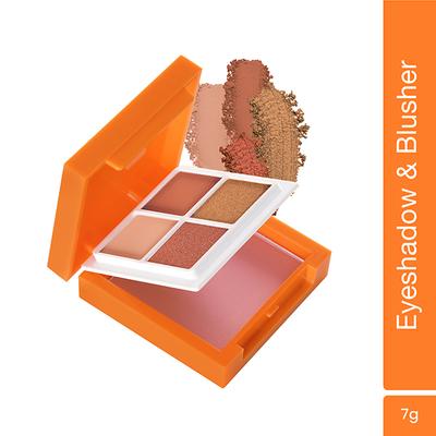 Swiss Beauty Craze Eyeshadow And Blusher Sweet Sunset 9 gm - Eyeshadow, Bases & Primers