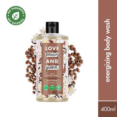 Love Beauty And Planet Coffee and Warm Vanilla Sulfate Free Body Wash 400 ml - Shower Gels & Body Wash