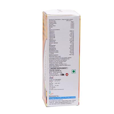 GENXVITA L SUGAR FREE Syrup 200ml - Supplements-Vam