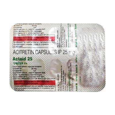 Actoid 25mg Capsule 10'S - Psoriasis/Seborrhea/Ichthyosis-Pso