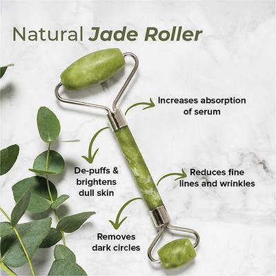 Mars By GHC Jade Roller & Gua Sha Face & Neck Massage Kit 120 gm - Gua Shas & Rollers