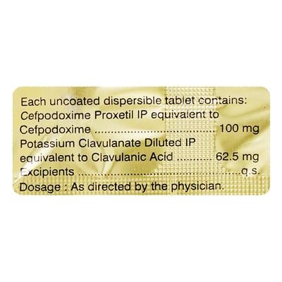 OPOX CV DT 100 Tablet 10's - Bacterial Infections-Cep