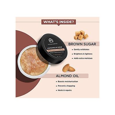 The Man Company Lip Care Combo - Lip Scrub & Lip Balm for Dry- Chapped Lips 10 gm - Scrubs & Exfoliants