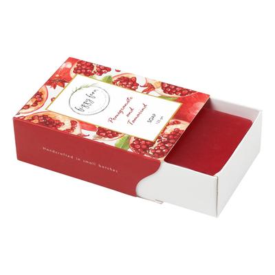 Fizzy Fern Handmade Soap - Pomegranate & Tamarind 125 gm - Soaps
