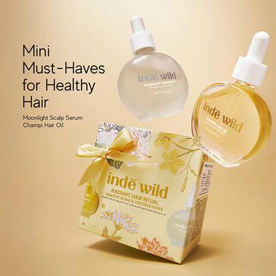 Inde Wild Radiant Hair Ritiual Minis Kit 10ml each 2's - Hair Sets & Kits