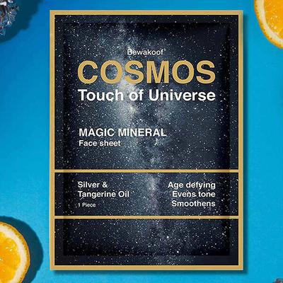 Cosmos by Bewakoof Magic Hydrating Mineral Face Sheet Mask with Silver AND Face Wash with Green Tea Combo 120 ml - Masks & Peels