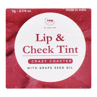 The Natural Wash Crazy Coaster Lip & Cheek Tint 5 gm - Lip Stains & Tints