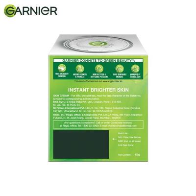 Garnier Bright Complete Vitamin C Serum Gel - Vitamin C + Lemon for Instant Brighter Skin 45gm - Under Eye Creams & Serums