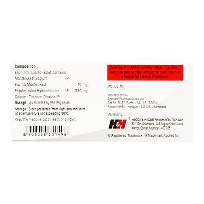 Hhfexo M Tablet 10'S - Cough And Cold-Cou