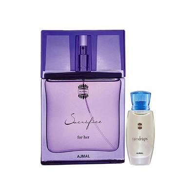 Ajmal Blu Femme EDP Floral Woody Perfume And Raindrops Concentrated Perfume Oil Floral Chypre 60 ml - Women Perfumes (Edt/Edp)