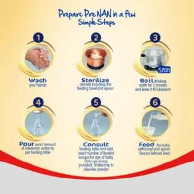 Nestle Pre Nan Powder 400 gm (Tin) - Baby And Infant Supplements