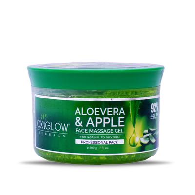 Oxyglow Face Massage Gel - Aloevera & Apple 200 gm - Face Gels