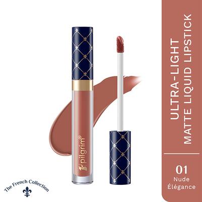 Pilgrim The French Collection Oh So Creme Liquid Lipstick - Nude Elegance 3.5 ml - Liquid Lipsticks