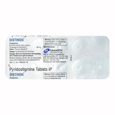Distinon 60mg Tablet 10'S - Myasthenia Gravis