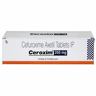 Ceroxim 250mg Tablet 10'S - Bacterial Infections-Cep