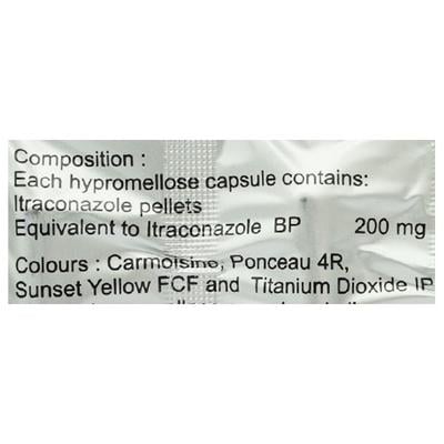 IT MAC 200mg Capsule 10's - Fungal Infections-Anf