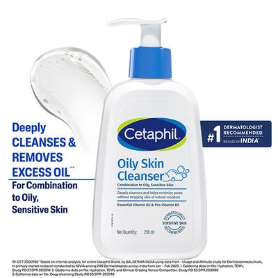 Cetaphil Oily Skin Cleanser 236 ml - Face Wash & Cleansers