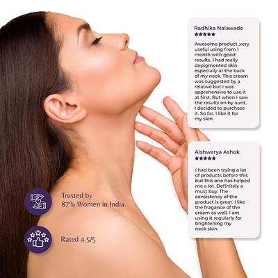 Sanfe Neck Glo Cream AHA Vitamin C 30 gm - Lotions & Creams