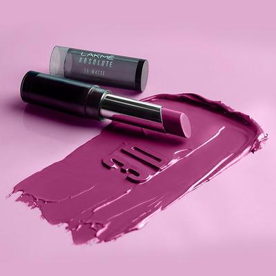 Lakme Unreal 3D Slim Bullet, Matte Finish, Romeo Red, 3.6gm - Lipsticks