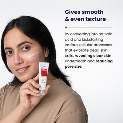 Re'equil 0.3% Retinol Night Cream Improves Skin Texture Reduces Acne Unisex For All Skin Types 30 gm - Night Cream