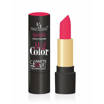 Half N Half Velvet Matte Texture Lipstick My Colour, LS-04,18 Neon - Pink 3.8gm - Lipsticks