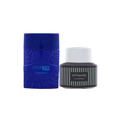 Maryaj Fresh Wave EDP Citrus Woody Perfume And Maryaj Dynamic EDP Spicy Woody Perfume 200 ml - Men Perfumes (Edt/Edp)
