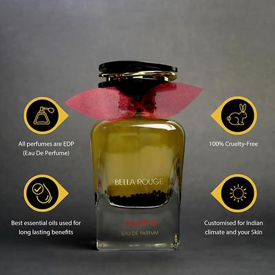 RiiFFS Bella Rouge Perfume for women, Premium Fabric Perfume 100 ml - Women Perfumes (Edt/Edp)