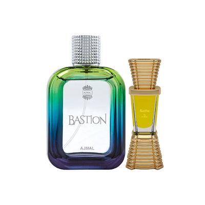 Ajmal Bastion EDP Woody Aromatic Perfume And Selfie Concentrated Perfume Oil Woody Aromatic 110 ml - Men Perfumes (Edt/Edp)