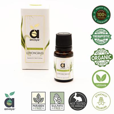 Anveya Lemongrass Essential Oil 15 ml - Essential Oils