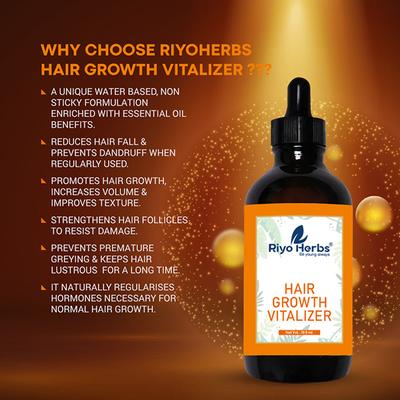 Riyo Herbs Hair Growth Vitalizer 100 ml - Hair Oils