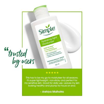 Simple Kind To Skin Hydrating Light Moisturiser 125 ml - Face Moisturizers