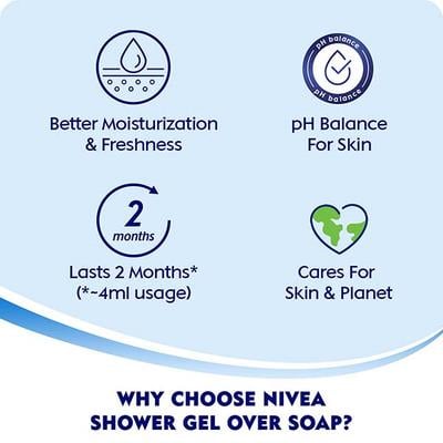 Nivea Frangipani & Oil Shower Gel 250 ml - Shower Gels & Body Wash