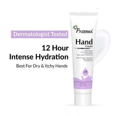 Fixderma Hand Cream for Women and Men, Hand Cream for Dry and Rough Hands All Skins Types 30 gm - Night Cream