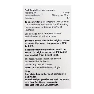 Taxonab 100mg Injection 1'S - Cancer Oncology-Cyt