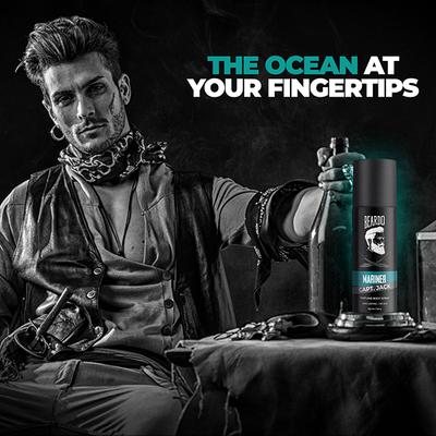 Beardo Capt. Jack Perfume Body Spray - Mariner 120ml - Men Perfumes (Edt/Edp)