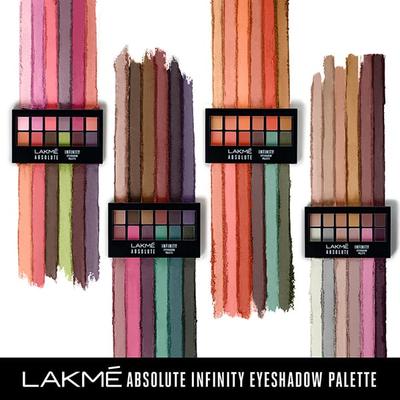 Lakme Absolute Infinity Eye Shadow Palette Pink Paradise 12 Gm - Eye Shadow Palettes