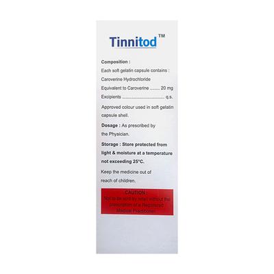 TINNITOD Capsule 28's - Muscle Cramps/Spasticity-Ant