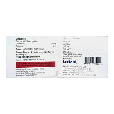 STALOEASE 100 Tablet 10's - Blood Clot-Ant