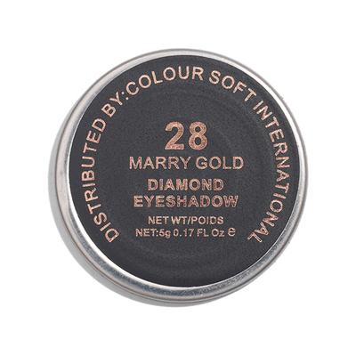 Europe Girl Single Diamond Eyeshadow 28 Marry Gold NA 5 gm - Eyeshadow, Bases & Primers