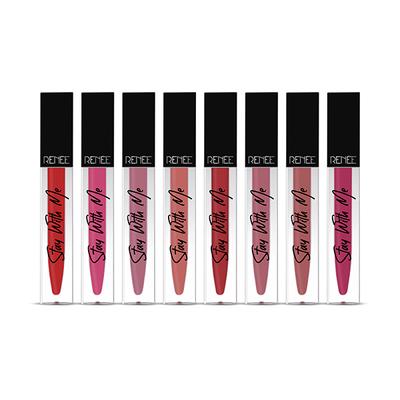 Renee Stay With Me Matte Lip Color 5ml Each 8's - Liquid Lipsticks