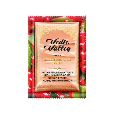Vedic Valley 8 Step Detan Facial Kit Bearberry and Sea Algae 76gm - Facial Kits