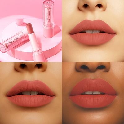 Pinkflash Lasting Matte Lipstick-Nu01 Cute Rose 2.8 gm - Lipsticks