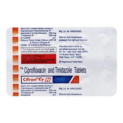 Cifran Cth Tablet 10'S - Bacterial Infections-Qui